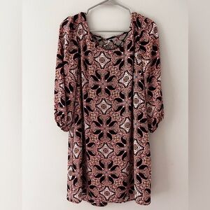 Womens Medallion Mini Dress